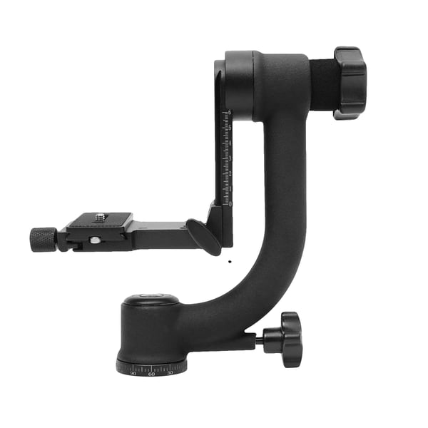 Gimbal Tripod -pää, 360° Kierto, 20 kg Kuormituskapasiteetti,musta Gimbal Tripod -pää, 360° Kierto, 20 kg Kuormituskapasiteetti,musta