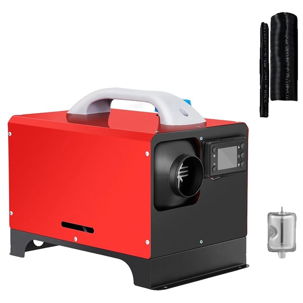 Diesel Luftvarmer, Effektiv Opvarmning, Brugervenligt Design,EU stik, 5000w