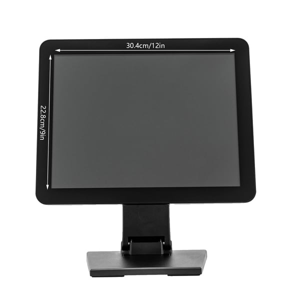 Touchscreen POS-skærm, LCD-skærm, Flere systemkompatibiliteter,sort