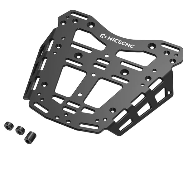 Bagagerack bagpå, lavprofil design, holdbar aluminiumkonstruktion,sort