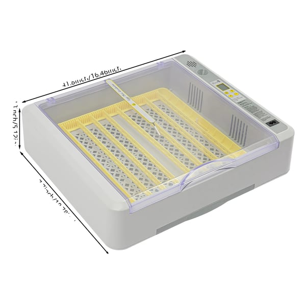 Ägginkubator, Automatisk Temperaturkontroll, LED-display,GRÅ