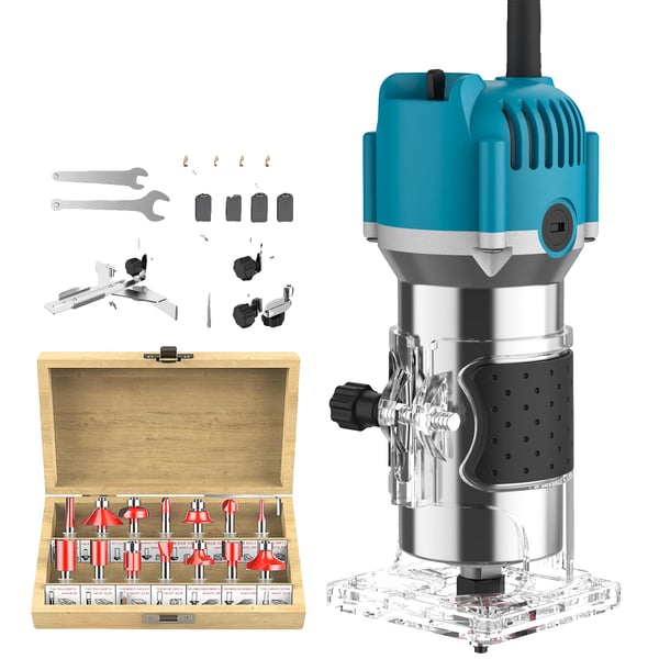 Puukone, 800W Teho, 30000 RPM Nopeus,Ruskea