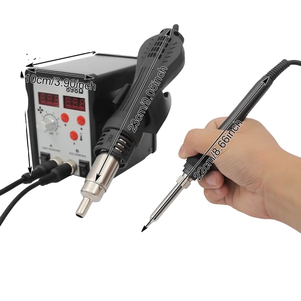 Digital Loddekolbe, Justerbar Temperatur, Høj Effektivitet,220V, sort