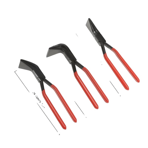 Metallböjverktyg, 3-delat handverktygsset, ergonomisk design,Röd Metallböjverktyg, 3-delat handverktygsset, ergonomisk design,Röd