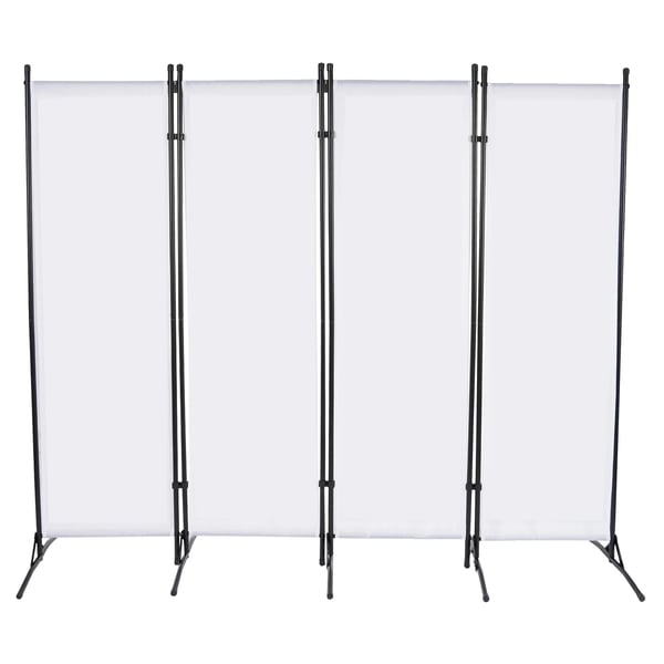 Rummdivider, Moderne Design, Fritstående og Sammenklappelig,HVID