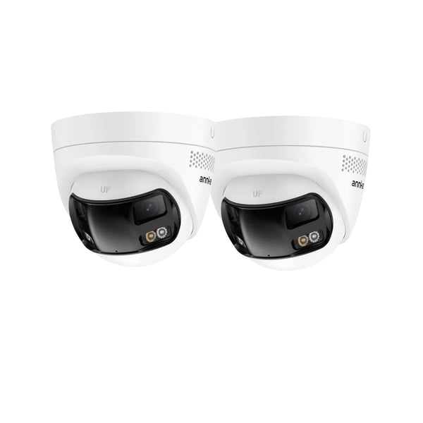 Overvågningskamera, 6MP Klarhed, 180° Synsvinkel,2PCS 51HD