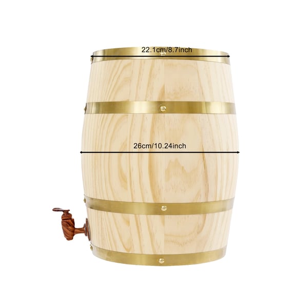 Viinitynnyri, 10L kapasiteetti, pystysuora muotoilu,Beige