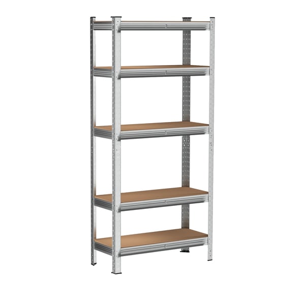 Reol, kraftig design, værktøjsfri samling,Primær Farve 180CM