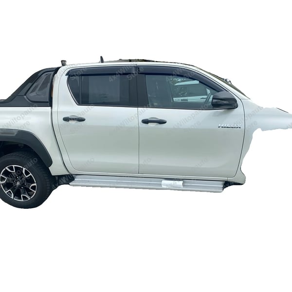 Tuulenohjain, Helppo Asennus, UV-suoja, TOYOTA HILUX REVO