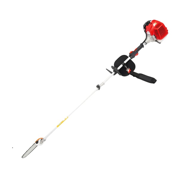 Beskæringsstangsav, 43cc Benzinmotor, Teleskopisk Design,Rød