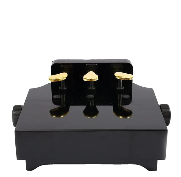 Piano Pedal Förlängare, Justerbar Höjd, Hållbart Material,svart