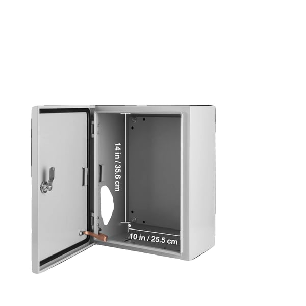 Elektrisk forbindelsesboks, IP66 vandtæt, sikker låse-design,16 x 12 x 8 tommer