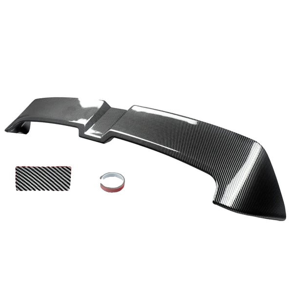 Bageste tagspoiler, kulfiberlook, forbedret aerodynamik,Kulfiberlook Bageste tagspoiler, kulfiberlook, forbedret aerodynamik,Kulfiberlook