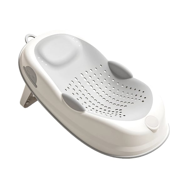 Vauvan kylpyistuin, ergonominen muotoilu, liukumattomat ominaisuudet,HARMAA