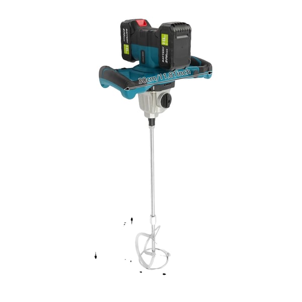 Mørtelblander, 1200W børsteløs motor, 6-trins kontrol,Blå, EU Mørtelblander, 1200W børsteløs motor, 6-trins kontrol,Blå, EU
