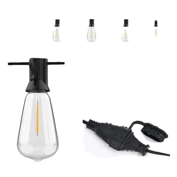 Ulkoilma Garlandi Valosarja, 48 LED, Vesitiivis Suunnittelu,EU Plug, 60FT 20LED Ulkoilma Garlandi Valosarja, 48 LED, Vesitiivis Suunnittelu,EU Plug, 60FT 20LED