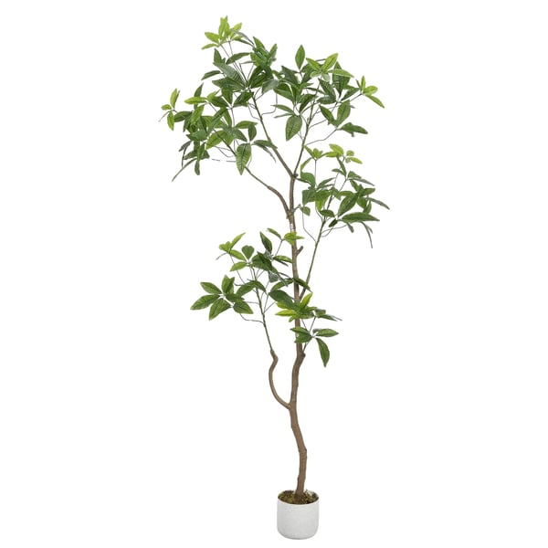 Konstgjord Schefflera Paraplyträd, Realistisk Design, Underhållsfri,160cm