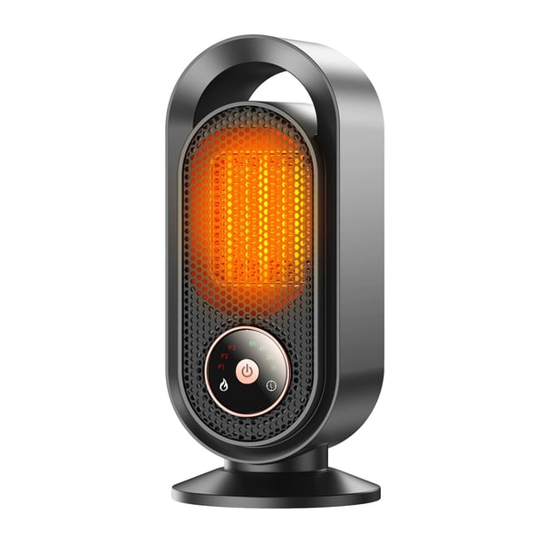 Bærbar Blæservarmer, Keramisk Opvarmningsteknologi, 3 Varmeindstillinger,1000W  3Gear, EU