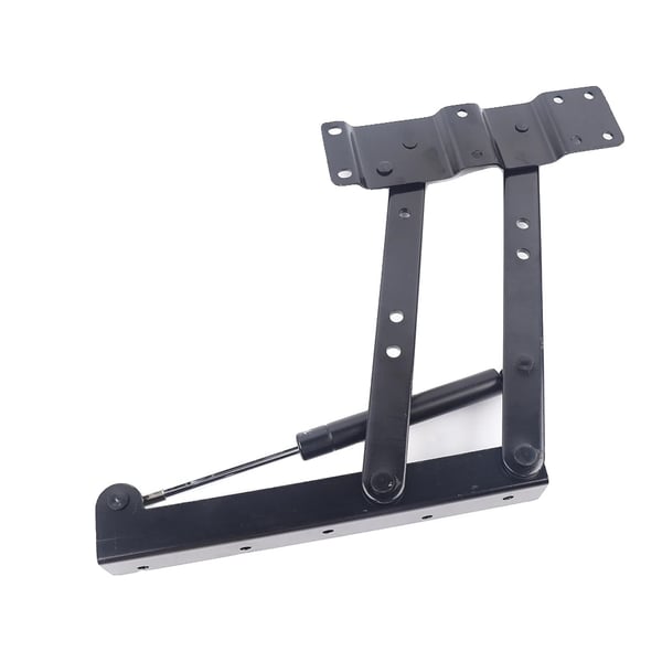Folding Lift Up Kaffebord Mekanisme, Justerbar Højde, Holdbart Design,sort