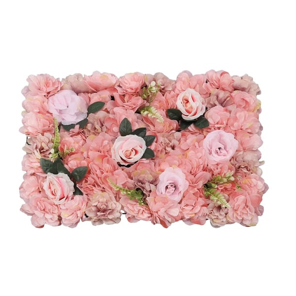 Blomster Vægpanel, 12-delt Sæt, Realistisk Blomsterdesign,Pink