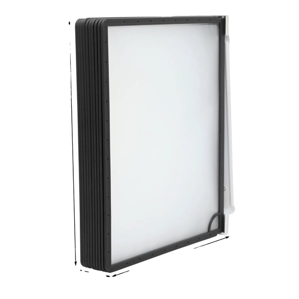 Displaytavle, Alsidige Monteringsmuligheder, Moderne Design,sort