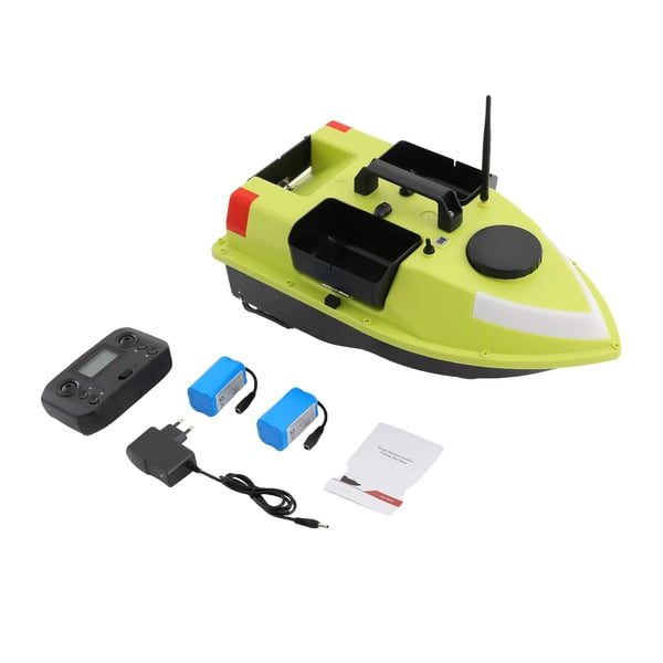 Fiskebåd, GPS-navigation, LED-belysning,Gul