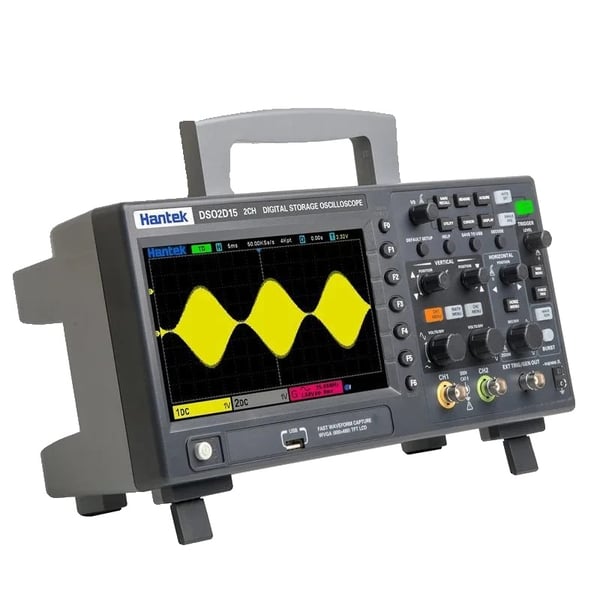 Digitalt Oscilloskop, 2 Kanaler, 150 MHz Båndbredde,DSO2D15 Digitalt Oscilloskop, 2 Kanaler, 150 MHz Båndbredde,DSO2D15