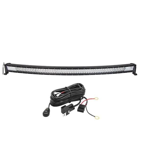 LED-ljusramp, böjd design, offroad-kapacitet,52tum 675w trådkit