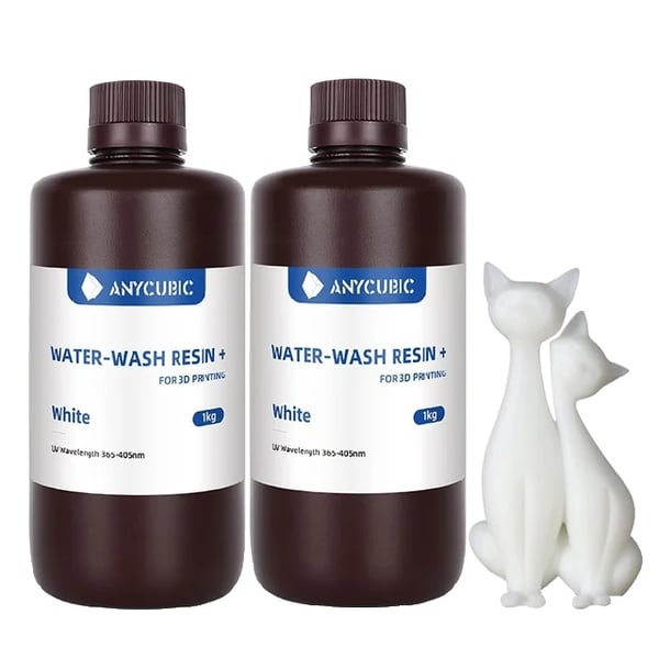 Vand-Vask Harpiks, Høj Præcision, Lav Lugt, , white 2kg