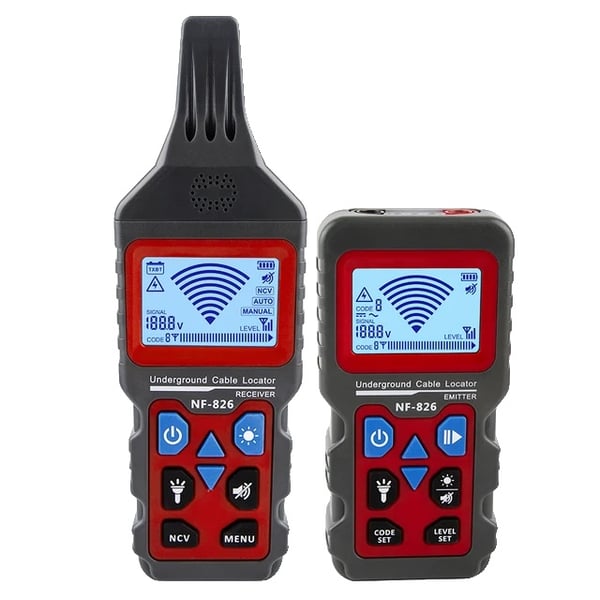 Underjordisk Kabeltester, Ledningssporingsdetektor, Rørledningsrute, , NF-826 Underjordisk Kabeltester, Ledningssporingsdetektor, Rørledningsrute, , NF-826