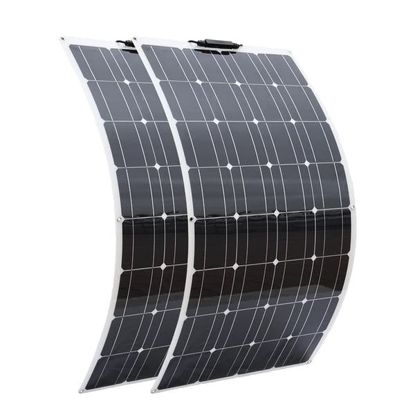 Solcellepanel, fleksibel, 12V/24V opladning