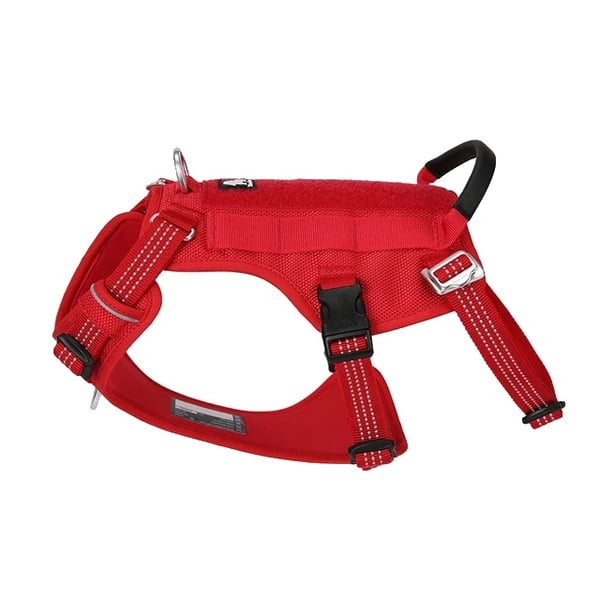 Kæledyrsele, Flugtsikker, Reflekterende, , Ribbon Red, M-chest 56-69CM