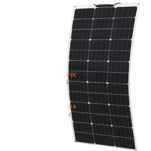 Fleksible solpaneler, 18V, vandtætte, 21,5V 150W