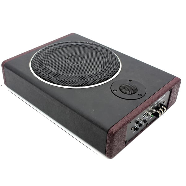 Bilsubwoofer, ultratunn, aktiv, , black 1