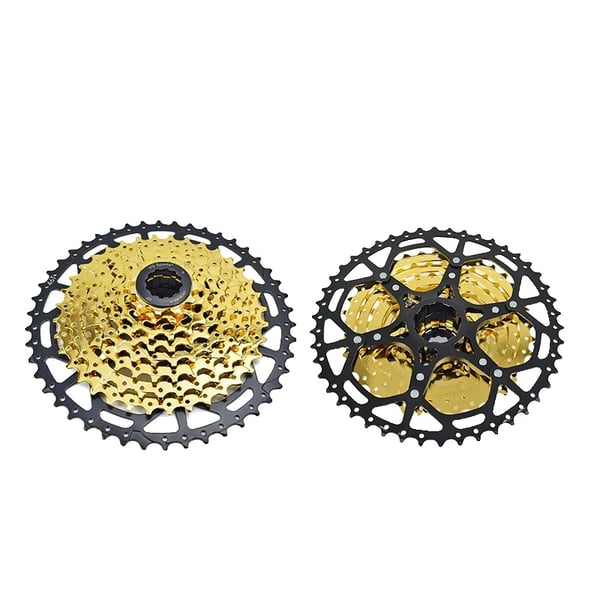 MTB Cykel Frikoppling, Ultralätt Aluminiumlegering, Kompatibel med Flera Växlar,9s 46t guld