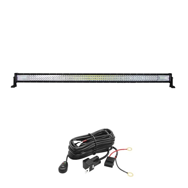 LED Lysbar, Kombineret Stråle, Vandtæt Design,52tommer 675w ledning kit