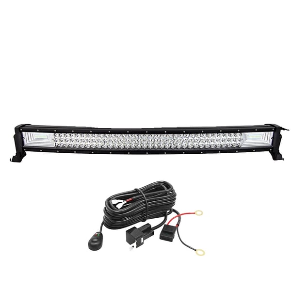 LED Lysbar, Kombineret Stråle, Vandtæt Design,32tommer med ledningssæt