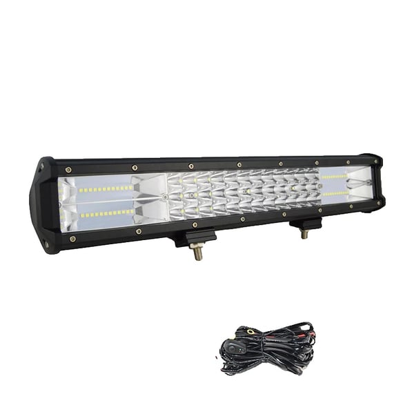 LED Lysbar, Kombinationsstråle, Holdbart aluminiumhus, 20 tommer med ledninger