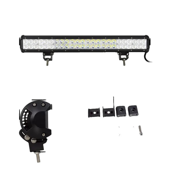 LED-ljusramp, 6000K färgtemperatur, kraftig konstruktion,23tum 144W