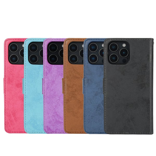 Funktion möter lyx - Plånboksfodral för iPhone 16 Pro
