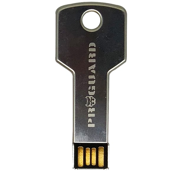 16 GB Vattentätt och Stöttåligt USB 2.0 minne flash (Metall)