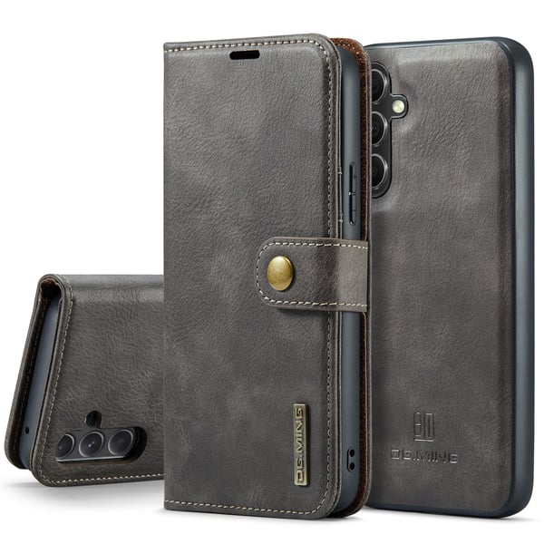 Samsung Galaxy A15 4G/5G - Retro Plånboksfodral med Magnetisk Design
