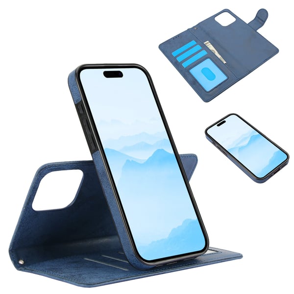 Funktion möter lyx - Plånboksfodral för iPhone 16 Pro