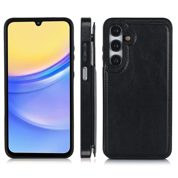 Samsung A15 4G/5G Stilrent Skal med Plånbok/Kortfack