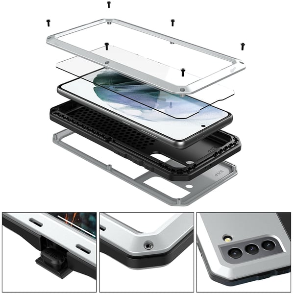 Skyddsfodral i Aluminium HEAVY DUTY - Samsung Galaxy S21 Plus