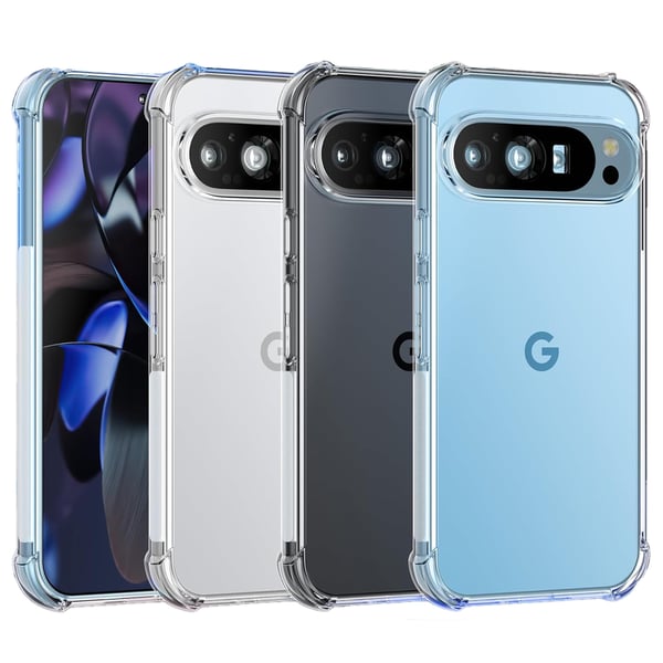 Google Pixel 9 Pro - Stötdämpande Floveme Silikonskal med Perfekt Passform