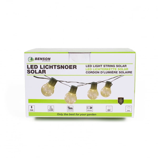 Eleganta Solcellsdrivna LED-ljusslingor