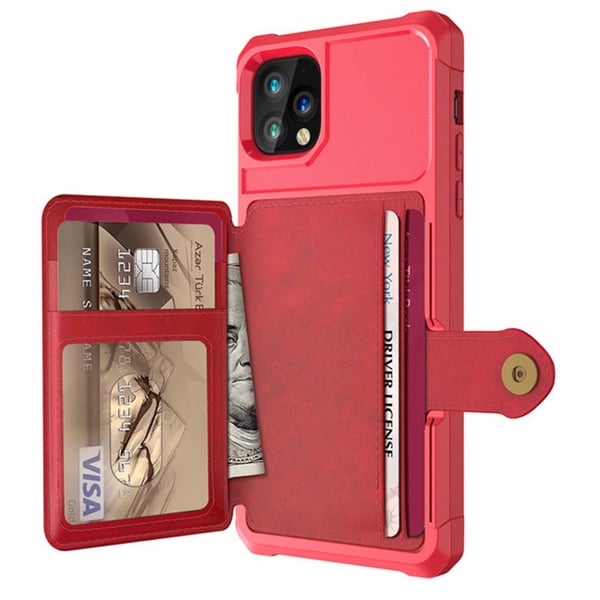 Praktiskt Stilrent Skal med Kortfack - iPhone 11 Pro