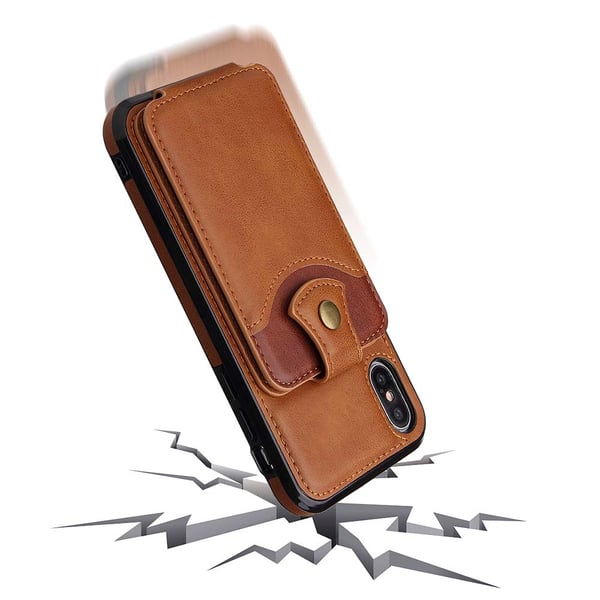 iPhone XR - Effektfullt Smidigt Skal med Korthållare