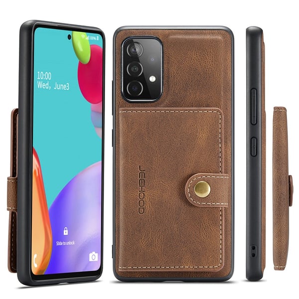 Praktiskt Magnet Skal med Kortfack - Samsung Galaxy A72